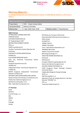 1 April 2020 SIDC IDSC