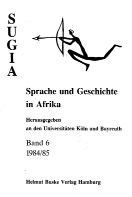 Sprache Und Geschichte in Afrika