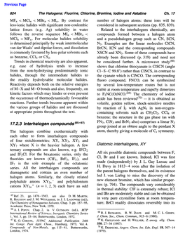 17.2.3 Interhalogen Compounds(65-67)