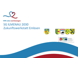 SG ILMENAU 2030 Dorfmoderation