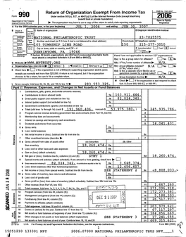 Return of Organization Exempt from Income Tax 01V113 No 1545-M