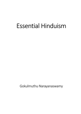 Essential Hinduism