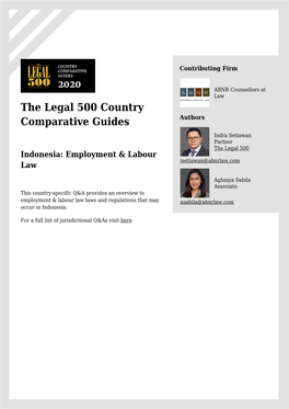 Legal 500: Employment & Labour Law Country Comparative Guide