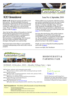 K2C Groundcover Issue No