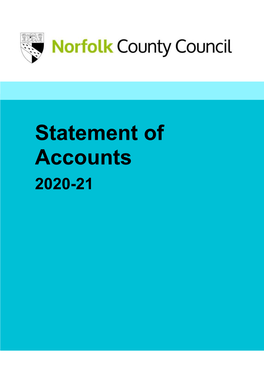 Draft Statement of Accounts 2020-21