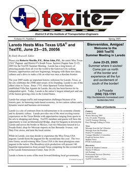 Laredo Hosts Miss Texas USA® and Texite, June 23—25, 20056