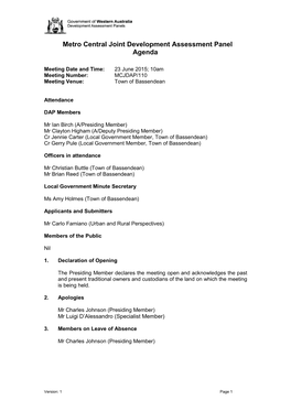 Meeting Agenda Template