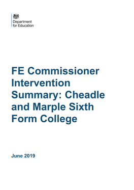 Cheadle and Marple Sixth Form College