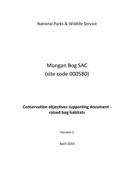 Mongan Bog SAC (Site Code 000580)