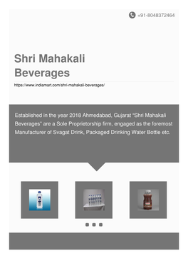 Shri Mahakali Beverages