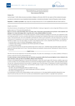 1914): Des Origines De L'etat Constitutionnel Bourgeois Aux Débuts De La Démocratie De Masse (Unpublished Doctoral Dissertation)