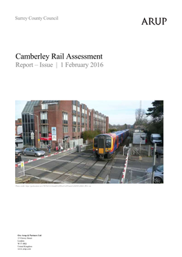 Camberley Rail Assessment Report – Issue | 1 February 2016