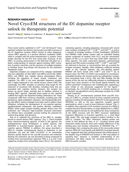 Novel Cryo-EM Structures of the D1 Dopamine Receptor Unlock Its Therapeutic Potential