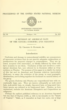 Proceedings of the United States National Museum