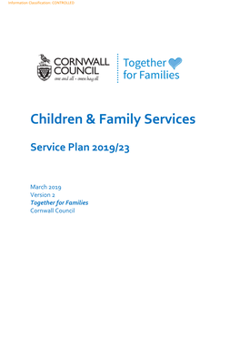 Children and Families Service Plan