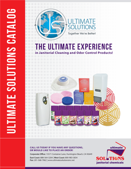 ULTIMATE SOLUTIONS Catalog