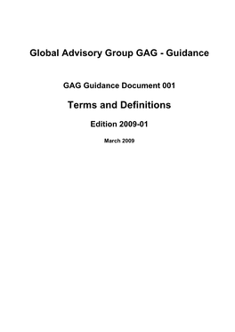 GAG Guidance Document 001