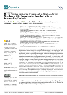 HHV8-Positive Castleman Disease and in Situ Mantle Cell Neoplasia Within Dermatopathic Lymphadenitis, in Longstanding Psoriasis