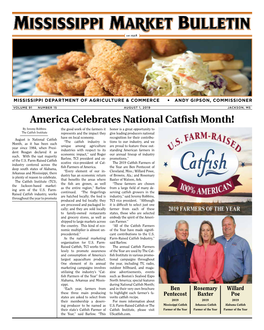 America Celebrates National Catfish Month!