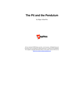 The Pit and the Pendulum