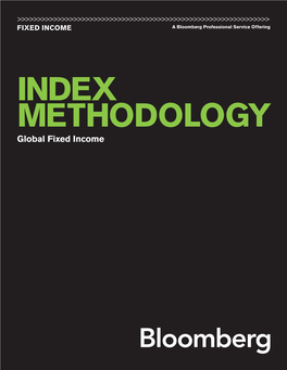 Global Fixed Income INDEX METHODOLOGY