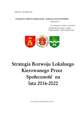 Strategia Rozwoju Lokalnego