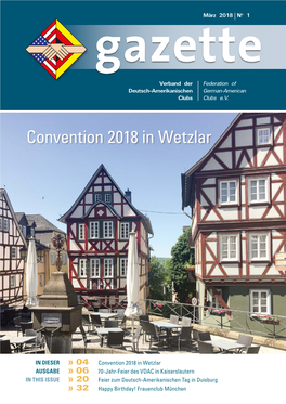 Convention 2018 in Wetzlar