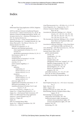 Intellectual Property in Molecular Medicine