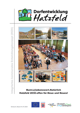 Integriertes Kommunales Entwicklungskonzept (IKEK) Hatzfeld 2030-Offen Für Neue Und Neues!