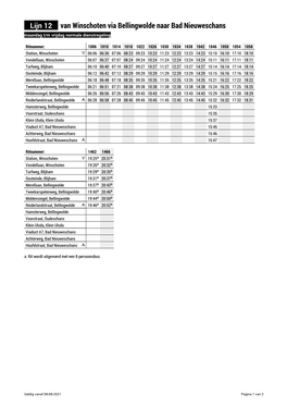 Lijn 12 Van Winschoten Via Bellingwolde Naar Bad Nieuweschans Maandag T/M Vrijdag Normale Dienstregeling