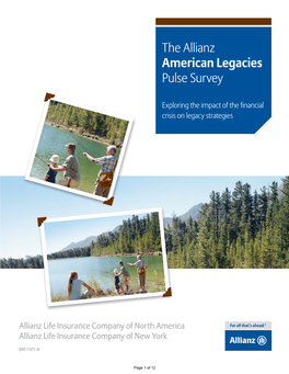 The Allianz American Legacies Pulse Survey