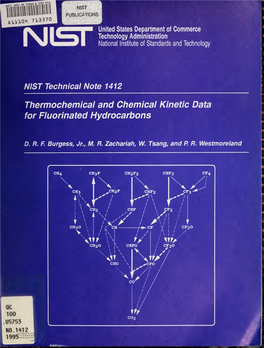 Thermochemical and Chemical Kinetic Data for Fluorinated Hydrocarbons