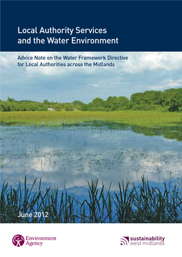 Local Authority Services and the Water Environment