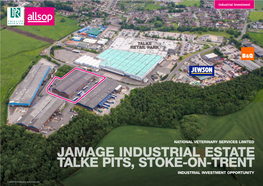 Jamage Industrial Estate Talke Pits, Stoke-On-Trent Industrial Investment Opportunity