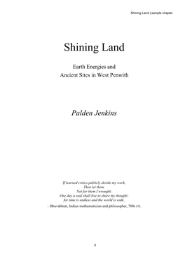 Shining Land | Sample Chapter