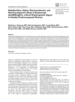 Multipledose, Safety, Pharmacokinetic