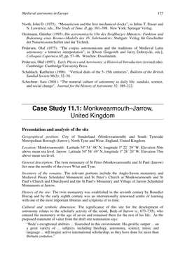 Case Study 11.1: Monkwearmouth–Jarrow, United Kingdom