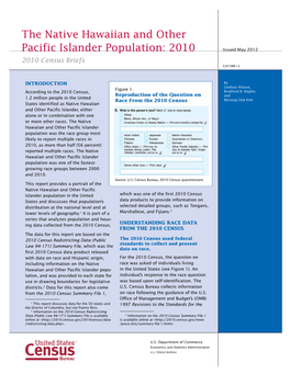 2010 Census Brief, the Native Hawaiian and Other Pacific Islander