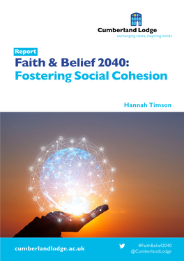 Faith & Belief 2040: Fostering Social Cohesion