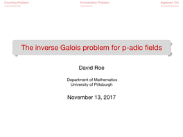 The Inverse Galois Problem for P-Adic Fields