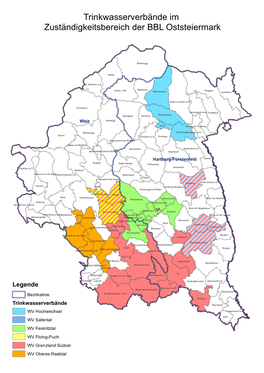 Trinkwasserverbände Im Zuständigkeitsbereich Der BBL Oststeiermark