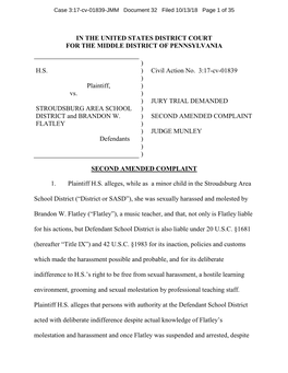 Case 3:17-Cv-01839-JMM Document 32 Filed 10/13/18 Page 1 of 35