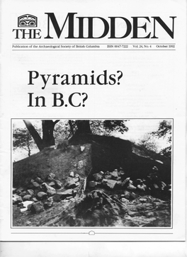 Pyramids? in B.C? &MIDDEN A.S.B.C