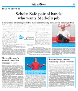 Scholz: Safe Pair of Hands Who Wants Merkel's