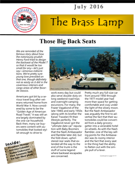 The Brass Lamp the Brass Lamp