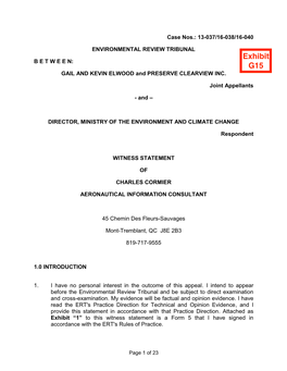 Exhibit “1” to This Witness Statement Is a Form 5 That I Have Signed in Accordance with the ERT's Rules of Practice