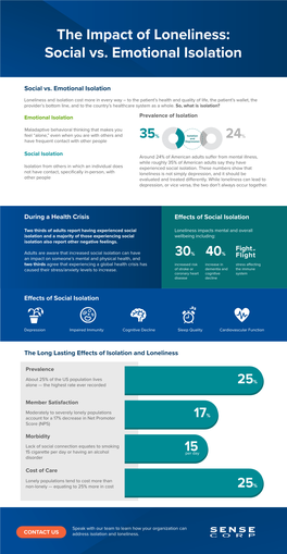 The Impact of Loneliness: Social Vs. Emotional Isolation