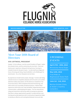 Flugnir Winter Newsletter