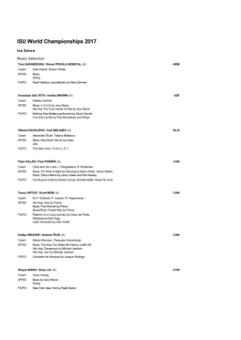 ISU World Championships 2017