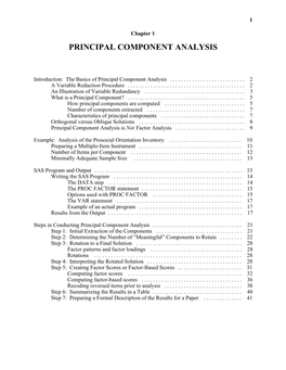 Principal Component Analysis